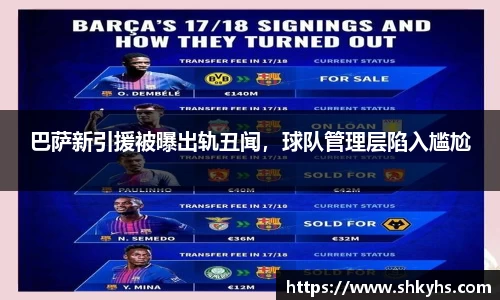 巴萨新引援被曝出轨丑闻，球队管理层陷入尴尬